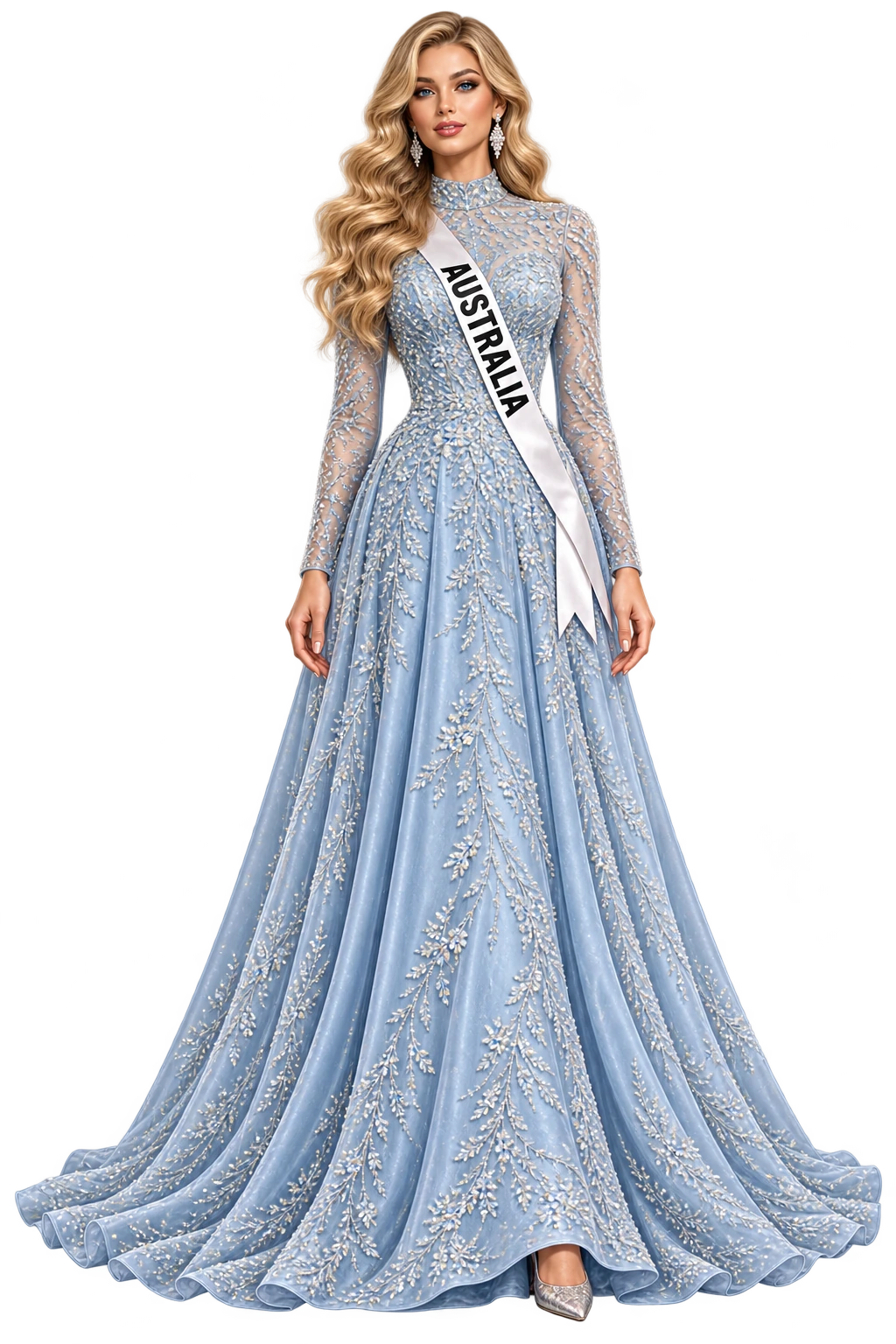 Approved illustration of Chloe Hart representing Australia