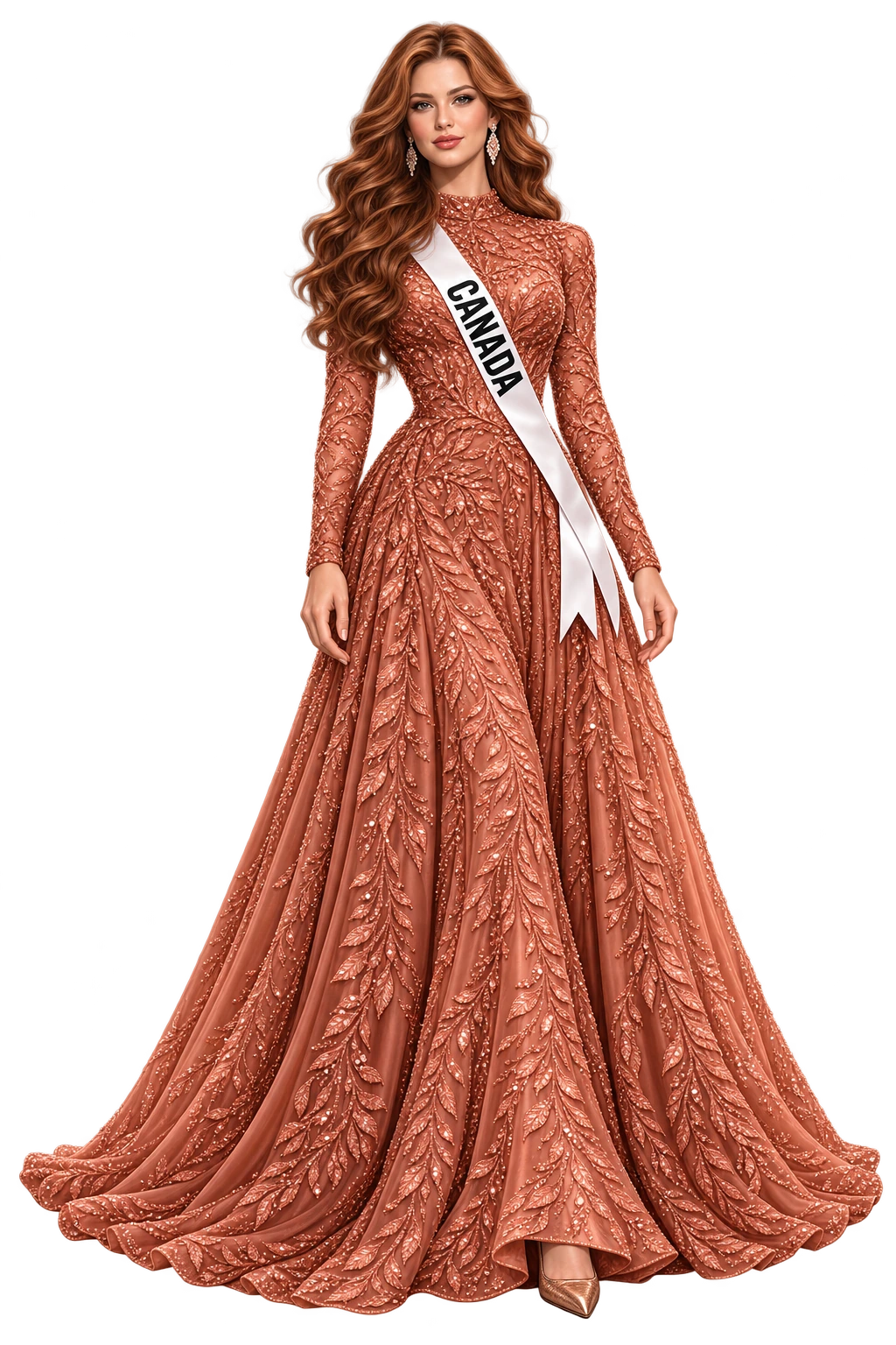 Approved illustration of Élodie Martin representing Canada